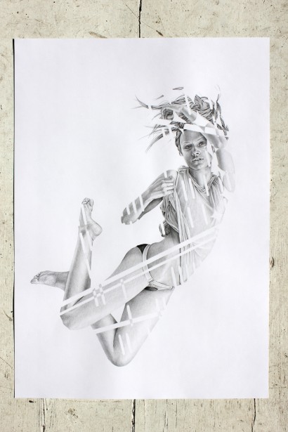 'Gwen' - Graphite on Paper -  60x42cm (24x17in)