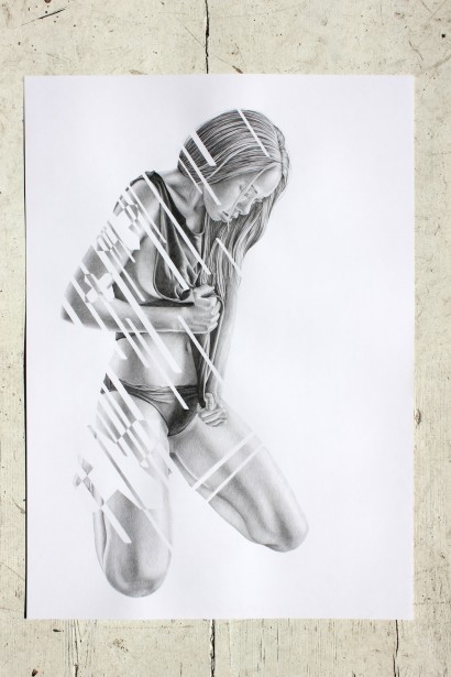 'Michelle' - Graphite on Paper -  60x42cm (24x17in)