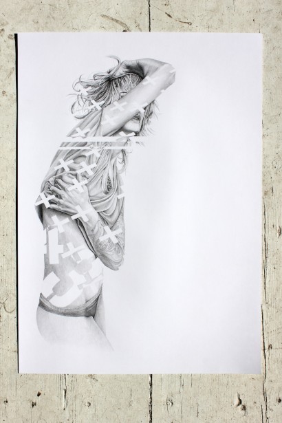 'Theresa' - Graphite on Paper -  60x42cm (24x17in)