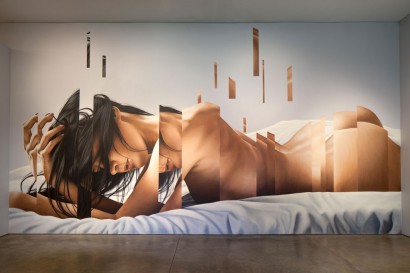 'Into the Ether' - 26x16 feet (5x8 meters) - Long Beach Museum of Art - Long Beach California USA