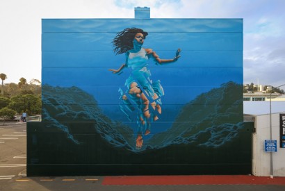 Pania of the Reef - 2017 - for Pangeaseed and Sea Walls project - Napier, New Zealand